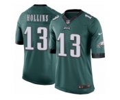 Men's Nike Philadelphia Eagles #13 Mack Hollins Limited Midnight Green Team Color NFL Jersey