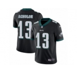 Men's Nike Philadelphia Eagles #13 Nelson Agholor Vapor Untouchable Limited Black Alternate NFL Jersey