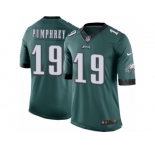 Men's Nike Philadelphia Eagles #19 Donnel Pumphrey Limited Midnight Green Team Color NFL Jersey