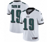 Men's Nike Philadelphia Eagles #19 Golden Tate III White Vapor Untouchable Limited Player NFL Jersey