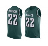 Men's Nike Philadelphia Eagles #22 Rasul Douglas Limited Midnight Green Player Name & Number Tank Top NFL Jersey