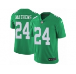 Men's Nike Philadelphia Eagles #24 Ryan Mathews Limited Green Rush NFL Jersey