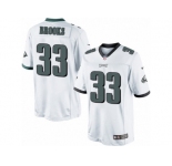 Men's Nike Philadelphia Eagles #33 Ron Brooks Limited White NFL Jersey