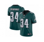 Men's Nike Philadelphia Eagles #34 Donnel Pumphrey Limited Midnight Green Team Color NFL Jersey