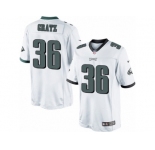 Men's Nike Philadelphia Eagles #36 Dwayne Gratz Limited White NFL Jersey