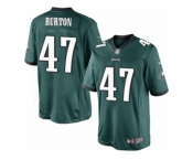 Men's Nike Philadelphia Eagles #47 Trey Burton Limited Midnight Green Team Color NFL Jersey