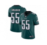 Men's Nike Philadelphia Eagles #55 Brandon Graham Vapor Untouchable Limited Midnight Green Team Color NFL Jersey