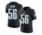 Men's Nike Philadelphia Eagles #56 Chris Long Limited Black Rush NFL Jersey