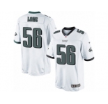 Men's Nike Philadelphia Eagles #56 Chris Long Limited White NFL Jersey
