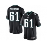 Men's Nike Philadelphia Eagles #61 Stefen Wisniewski Limited Black Alternate NFL Jersey