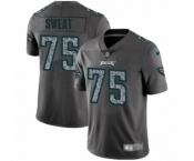 Men's Nike Philadelphia Eagles #75 Josh Sweat Gray Static Vapor Untouchable Limited NFL Jersey