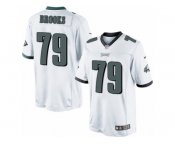 Men's Nike Philadelphia Eagles #79 Brandon Brooks Limited White NFL Jersey
