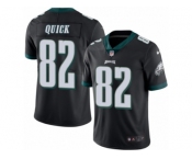 Men's Nike Philadelphia Eagles #82 Mike Quick Limited Black Rush NFL Jersey