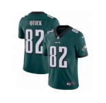Men's Nike Philadelphia Eagles #82 Mike Quick Vapor Untouchable Limited Midnight Green Team Color NFL Jersey
