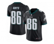 Men's Nike Philadelphia Eagles #86 Zach Ertz Limited Black Rush NFL Jersey