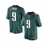 Men's Nike Philadelphia Eagles #9 Nick Foles Limited Midnight Green Team Color NFL Jersey