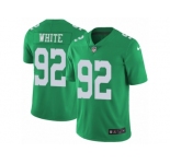 Men's Nike Philadelphia Eagles #92 Reggie White Limited Green Rush NFL Jersey