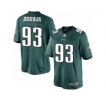 Men's Nike Philadelphia Eagles #93 Timmy Jernigan Limited Midnight Green Team Color NFL Jersey