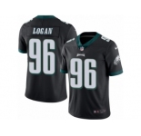Men's Nike Philadelphia Eagles #96 Bennie Logan Limited Black Rush NFL Jersey
