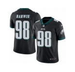 Men's Nike Philadelphia Eagles #98 Connor Barwin Limited Black Rush NFL Jersey