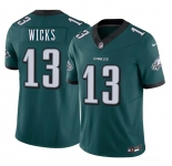 Men's Philadelphia Eagles #13 Dontayvion Wicks Green 2026 F.U.S.E. Vapor Untouchable Limited Football Stitched Jersey