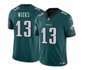 Men's Philadelphia Eagles #13 Dontayvion Wicks Green 2026 F.U.S.E. Vapor Untouchable Limited Football Stitched Jersey