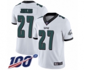 Men's Philadelphia Eagles #27 Malcolm Jenkins White Vapor Untouchable Limited Player 100th Season Football Jersey