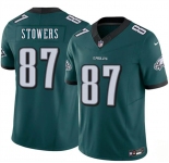Men's Philadelphia Eagles #87 Eli Stowers Green 2026 Draft F.U.S.E. Vapor Untouchable Limited Football Stitched Jersey