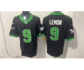 Men's Philadelphia Eagles #9 Makai Lemon Black 2026 Draft F.U.S.E Vapor Untouchable Limited Football Stitched Jersey
