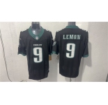 Men's Philadelphia Eagles #9 Makai Lemon Black 2026 F.U.S.E. Draft Vapor Untouchable Limited Football Stitched Jersey
