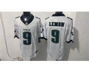Men's Philadelphia Eagles #9 Makai Lemon White 2026 F.U.S.E. Draft Vapor Untouchable Limited Football Stitched Jersey