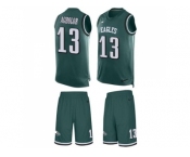 Nike Philadelphia Eagles #13 Nelson Agholor Midnight Green Team Color Men's Stitched NFL Limited Tank Top Suit Jersey