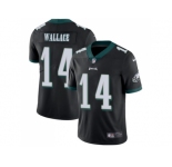 Nike Philadelphia Eagles #14 Mike Wallace Black Alternate Men Stitched NFL Vapor Untouchable Limited Jersey
