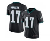 Nike Philadelphia Eagles #17 Alshon Jeffery Black Men's Stitched NFL Limited Rush Jersey
