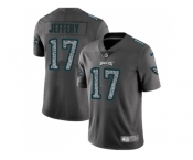 Nike Philadelphia Eagles #17 Alshon Jeffery Gray Static Men NFL Vapor Untouchable Limited Jersey