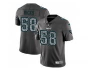 Nike Philadelphia Eagles #58 Jordan Hicks Gray Static Men NFL Vapor Untouchable Limited Jersey