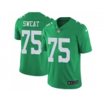 Nike Philadelphia Eagles #75 Josh Sweat Green Men Stitched NFL Limited Rush Jersey