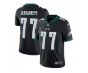 Nike Philadelphia Eagles #77 Michael Bennett Black Alternate Men Stitched NFL Vapor Untouchable Limited Jersey