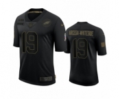 Philadelphia Eagles #19 JJ Arcega-Whiteside Black 2020 Salute to Service Limited Jersey