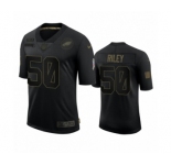 Philadelphia Eagles #50 Duke Riley Black 2020 Salute to Service Limited Jersey