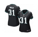 Women Nike Philadelphia Eagles #31 Jalen Mills Game Black Alternate NFL Jersey