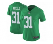 Women Nike Philadelphia Eagles #31 Jalen Mills Limited Black 2016 Salute to Service NFL Jersey