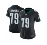 Women Nike Philadelphia Eagles #79 Brandon Brooks Black Alternate Stitched NFL Vapor Untouchable Limited Jersey