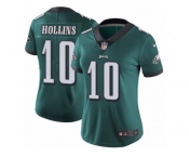 Women's Nike Philadelphia Eagles #10 Mack Hollins Vapor Untouchable Limited Midnight Green Team Color NFL Jersey