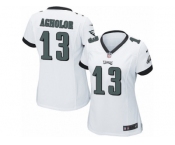 Women's Nike Philadelphia Eagles #13 Nelson Agholor Game White NFL Jersey
