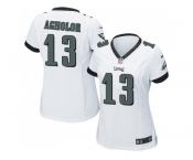 Women's Nike Philadelphia Eagles #13 Nelson Agholor White Stitched NFL New Elite Jersey