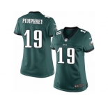 Women's Nike Philadelphia Eagles #19 Donnel Pumphrey Limited Midnight Green Team Color NFL Jersey