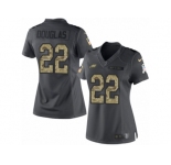 Women's Nike Philadelphia Eagles #22 Rasul Douglas Limited Black 2016 Salute to Service NFL Jersey