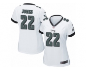 Women's Nike Philadelphia Eagles #22 Sidney Jones Game White NFL Jersey