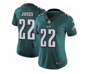 Women's Nike Philadelphia Eagles #22 Sidney Jones Vapor Untouchable Limited Midnight Green Team Color NFL Jersey